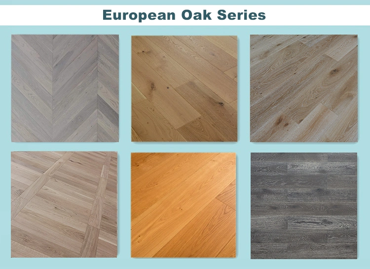 Smoked Wood Surface Farmhouse French Oak Wooden Flooring